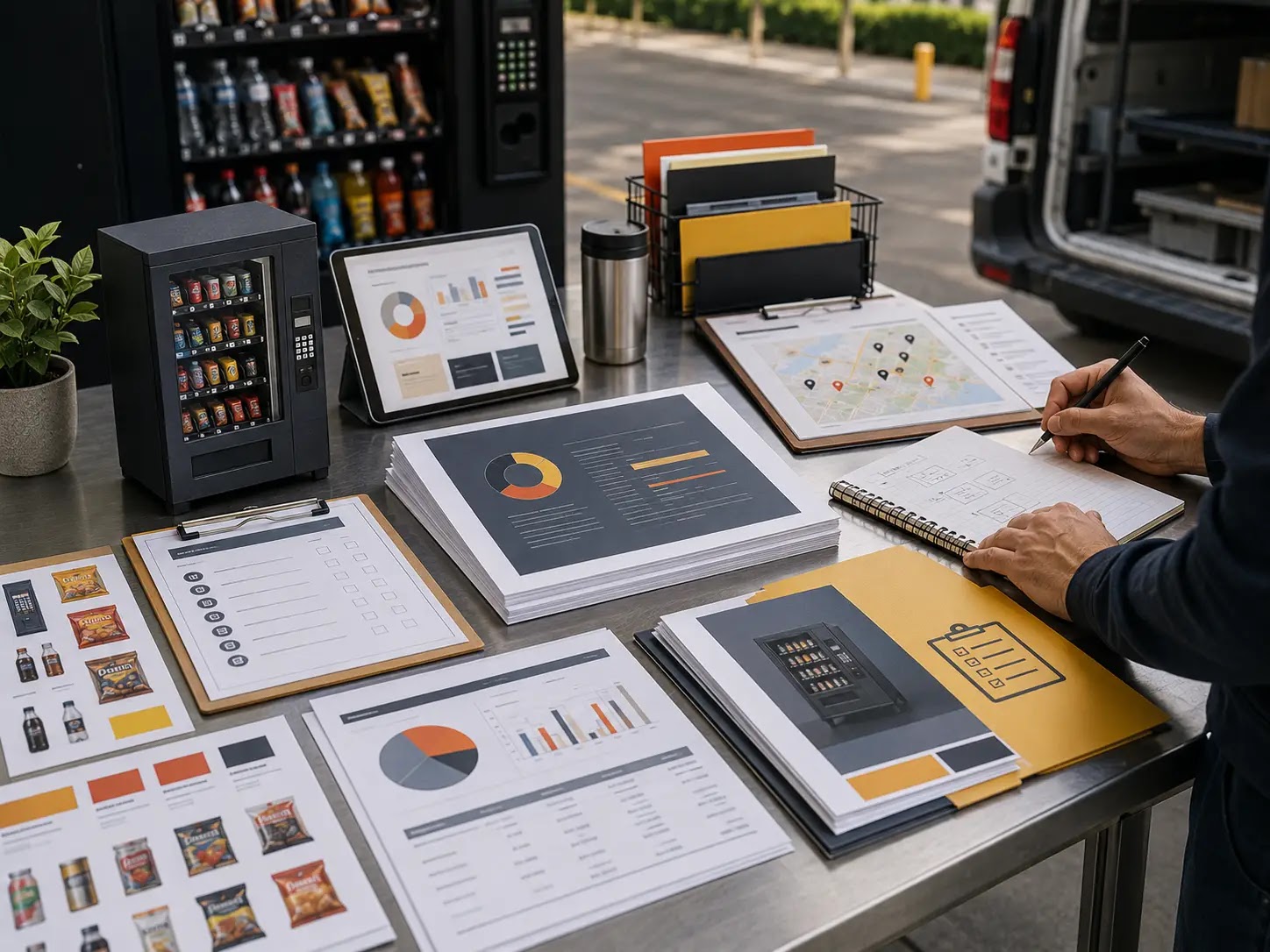 Vending Machine business plan and funding preparation notes