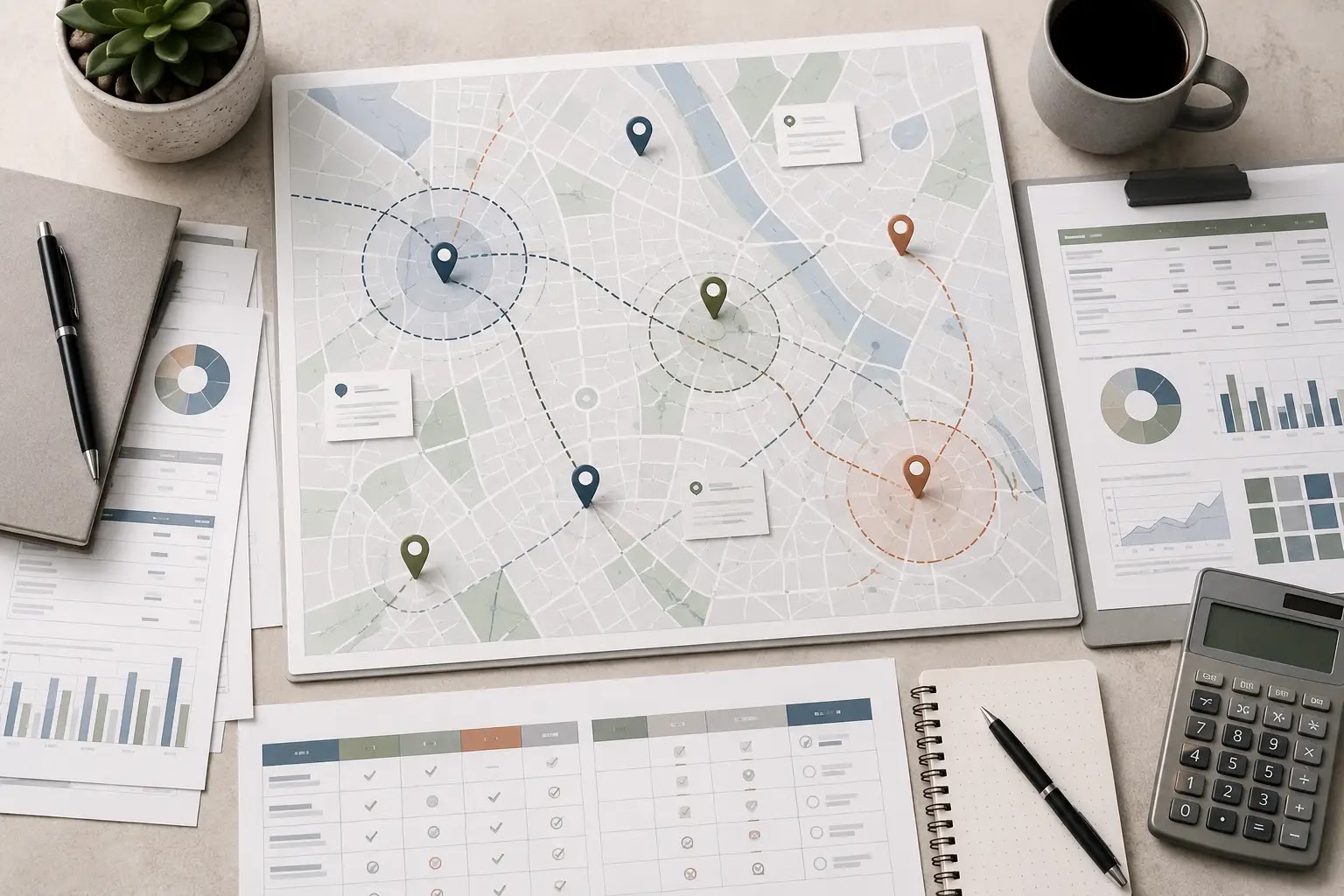 Vending Machine Parking, Access, and Visibility Considerations opening planning context