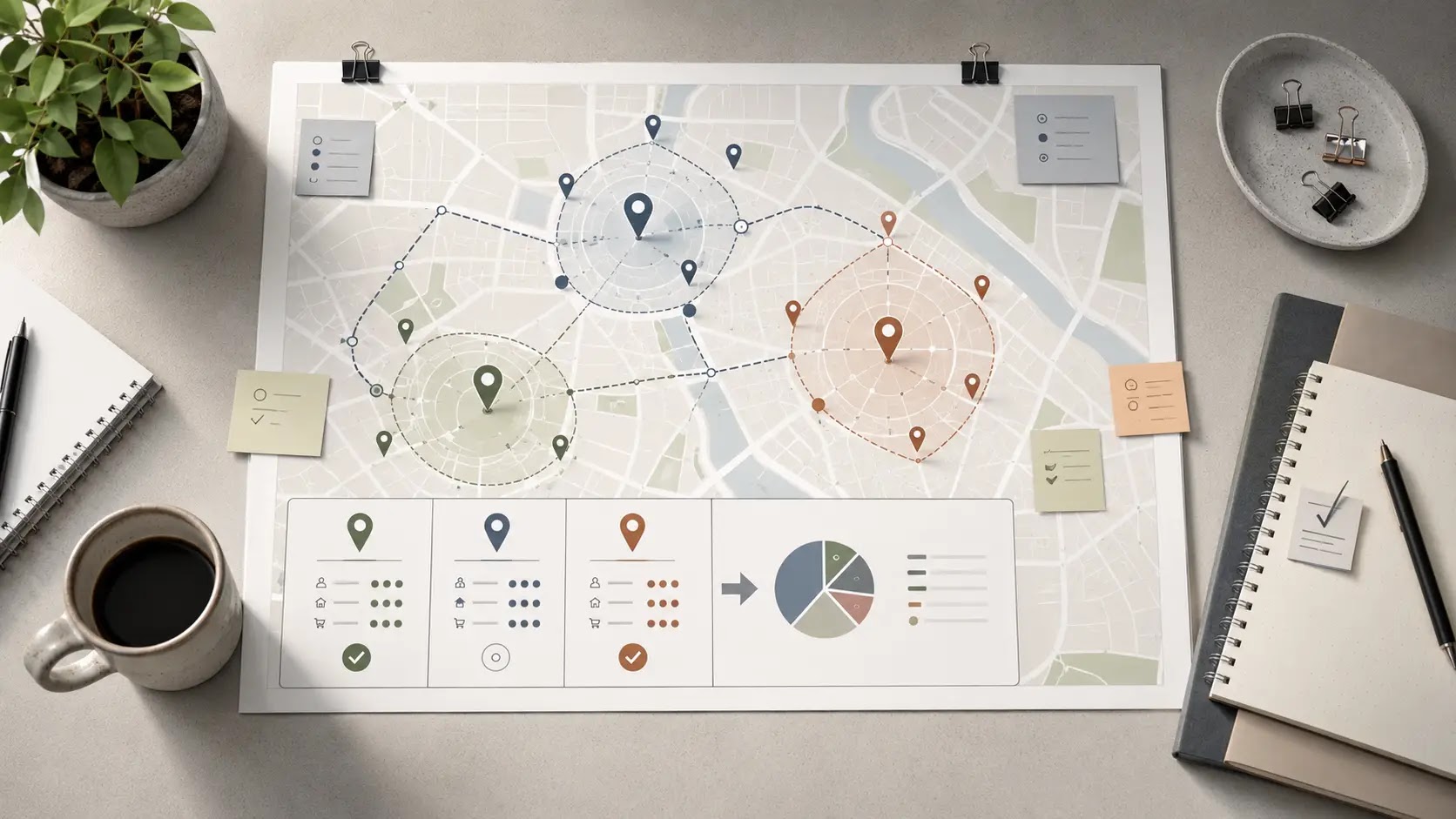Vending Machine Vendor Access and Delivery Workflow planning visual with niche-specific business assumptions and checklist materials
